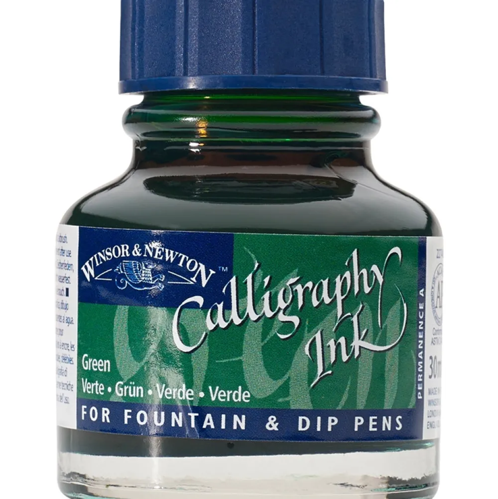Winsor & Newton Tusz do kaligrafii - - green, 30 ml > Tusze Do Kaligrafii