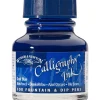 Winsor & Newton Tusz do kaligrafii - - dark blue, 30 ml