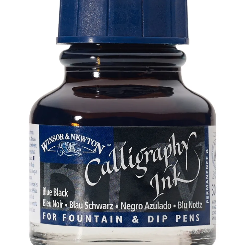 Winsor & Newton Tusz do kaligrafii - - black, 30 ml > Tusze Do Kaligrafii