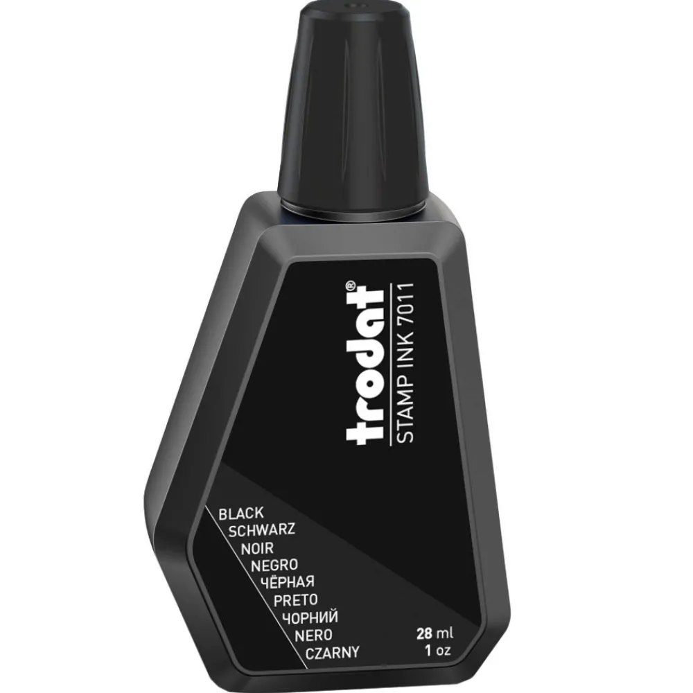 Trodat Tusz do pieczątek 7011 - - czarny, 28 ml > Tusze Do Pieczątek