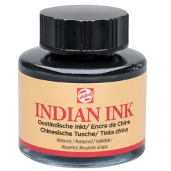 Talens Tusz kreślarski Indian Ink - - czarny, 30 ml