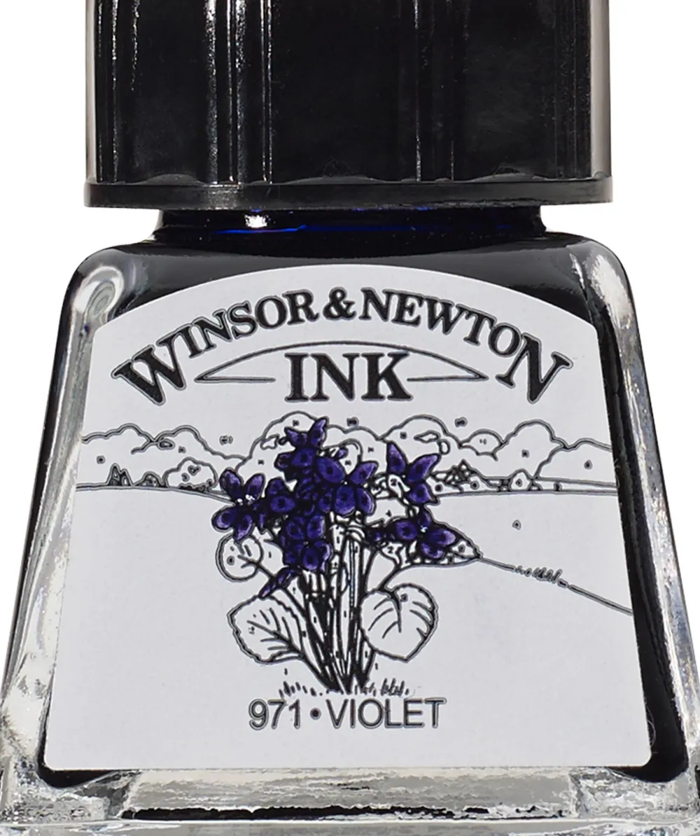 Winsor & Newton Tusz rysunkowy - - Violet, 14 ml > Tusze Rysunkowe
