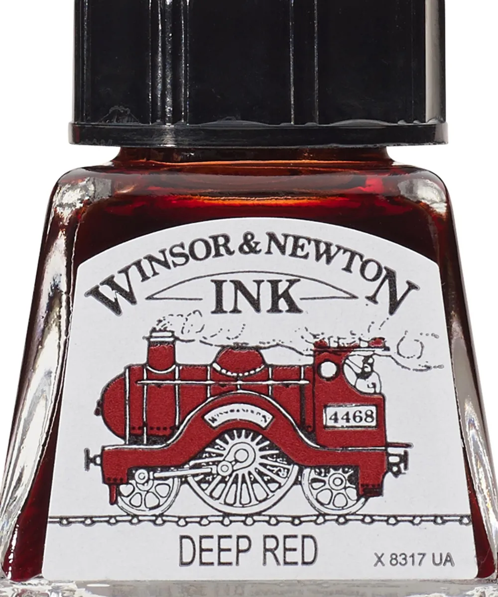 Winsor & Newton Tusz rysunkowy - - Deep Red, 14 ml