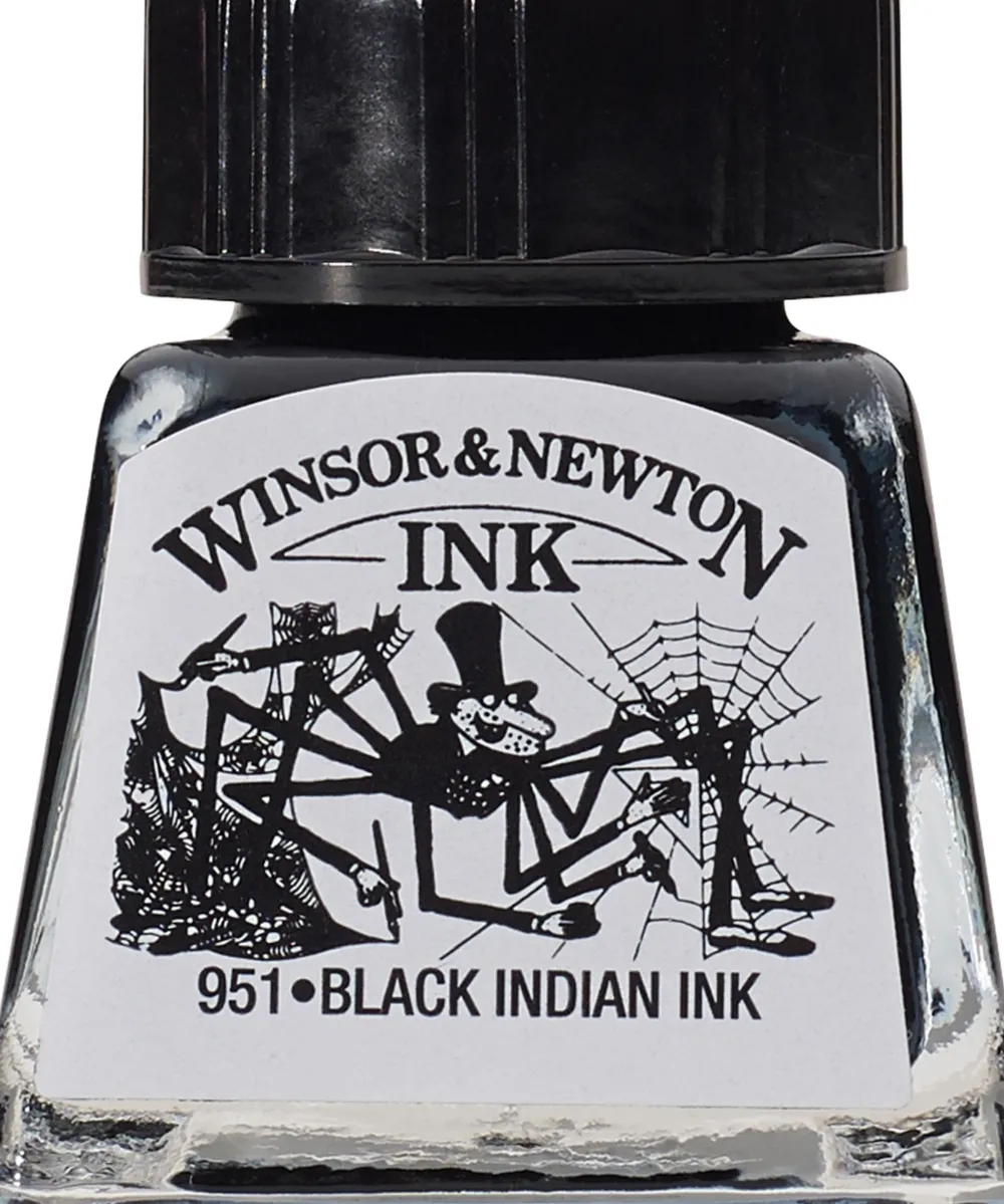 Winsor & Newton Tusz rysunkowy - - Black, 14 ml