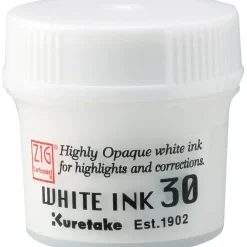 Kuretake Tusz rysunkowy ZIG Cartoonist White Ink - - biały, 30 g > Tusze Rysunkowe