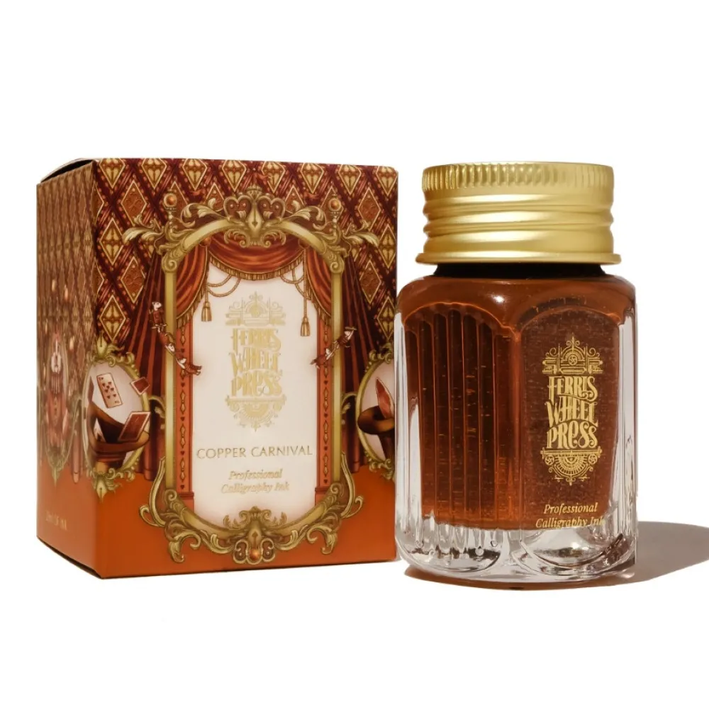 Ferris Wheel Press Tusz wodoodporny - - Copper Carnival, 28 ml