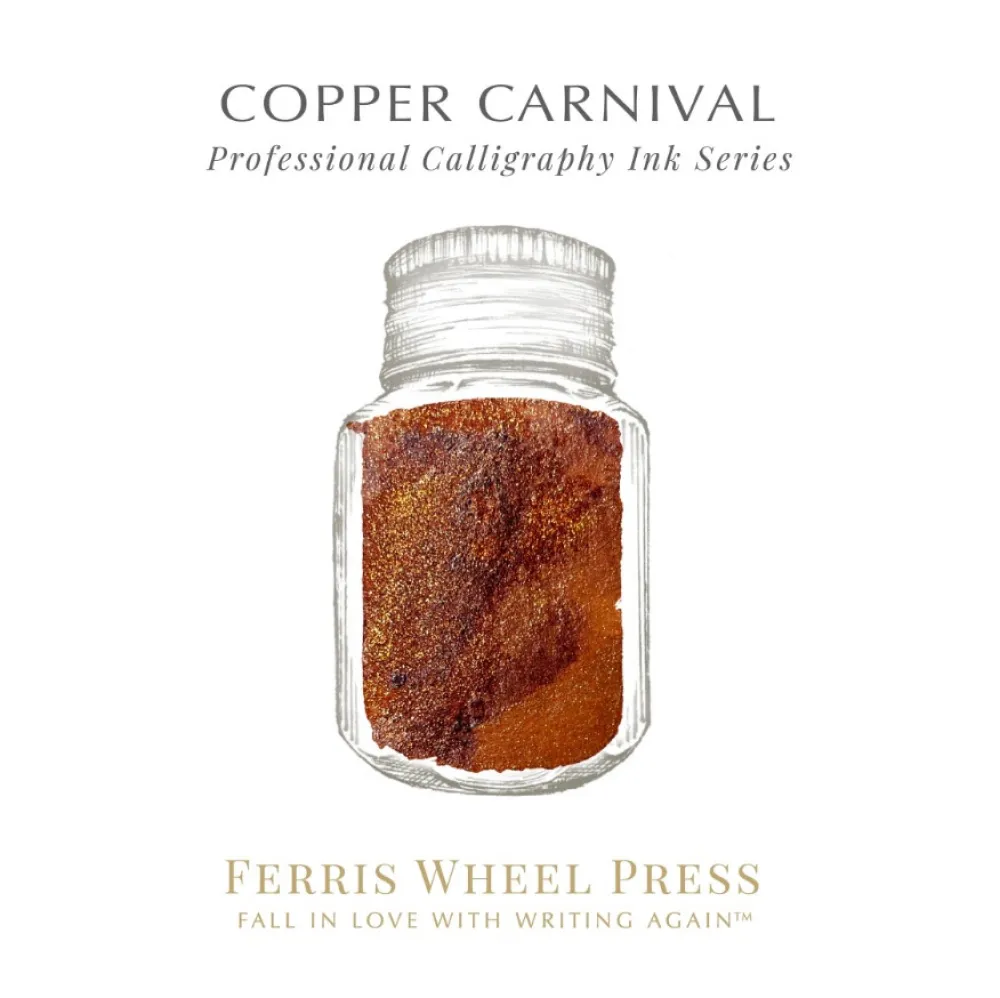 Ferris Wheel Press Tusz wodoodporny - - Copper Carnival, 28 ml
