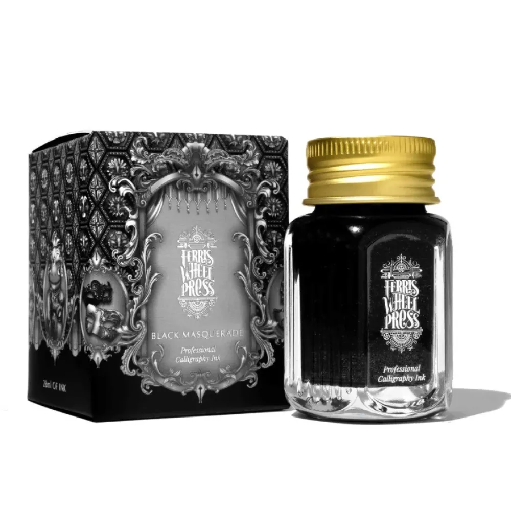 Ferris Wheel Press Tusz wodoodporny - - Black Masquerade, 28 ml
