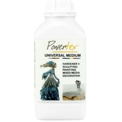 Powertex Utwardzacz do tkanin Universal Medium - - White, 0,5 kg ><noscript><img width=