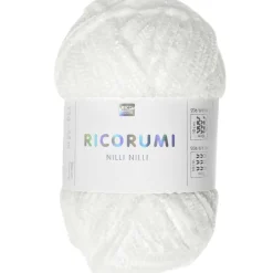 Rico Design Włóczka szenilowa Ricorumi Nilli Nilli - - White, 25 g