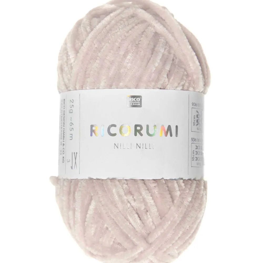 Rico Design Włóczka szenilowa Ricorumi Nilli Nilli - - Powder, 25 g