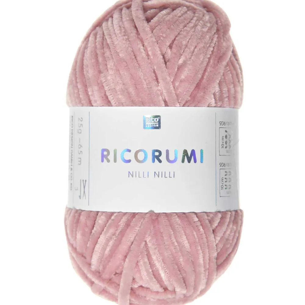 Rico Design Włóczka szenilowa Ricorumi Nilli Nilli - - Salmon, 25 g