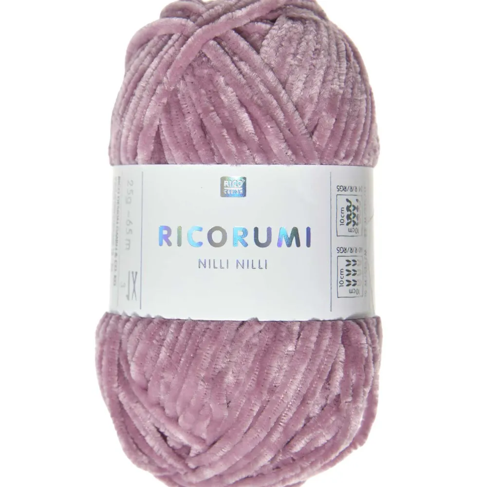 Rico Design Włóczka szenilowa Ricorumi Nilli Nilli - - Berry, 25 g > Włóczki I Muliny