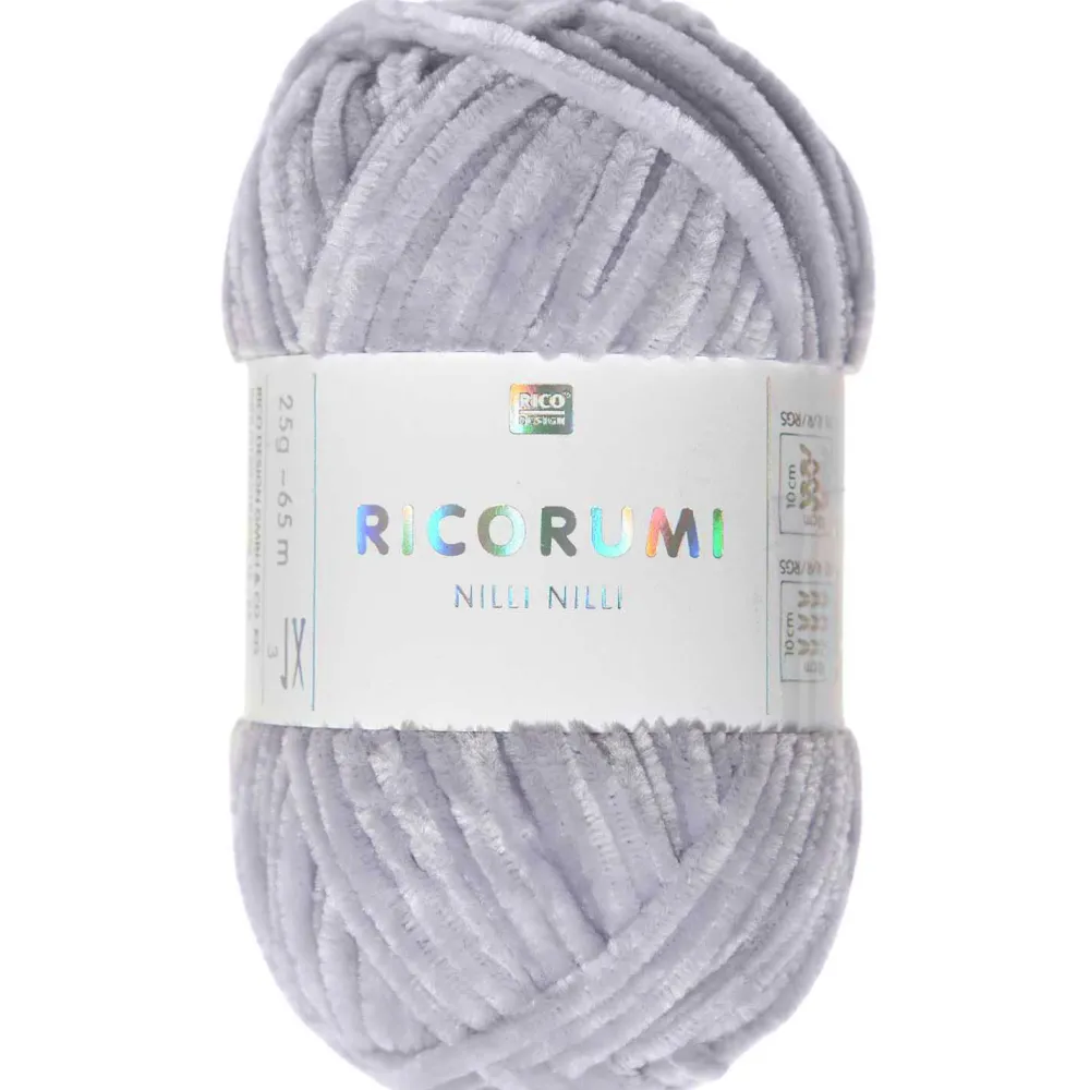 Rico Design Włóczka szenilowa Ricorumi Nilli Nilli - - Lilac, 25 g