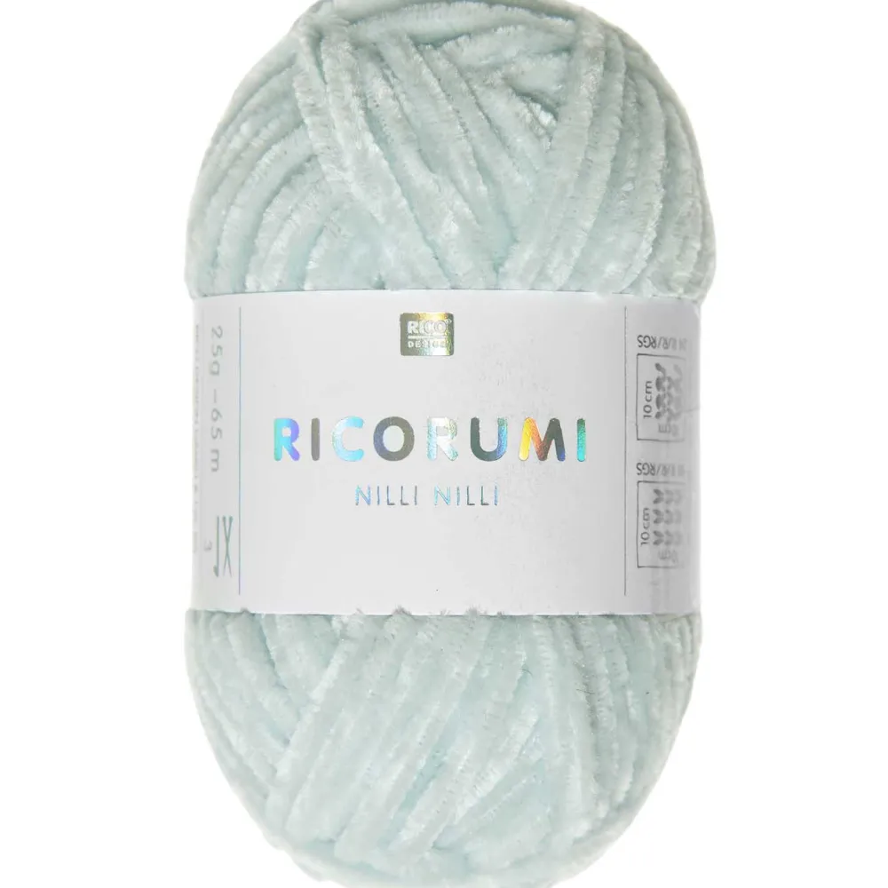 Rico Design Włóczka szenilowa Ricorumi Nilli Nilli - - Ice Blue, 25 g