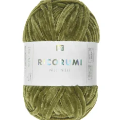 Rico Design Włóczka szenilowa Ricorumi Nilli Nilli - - Olive, 25 g
