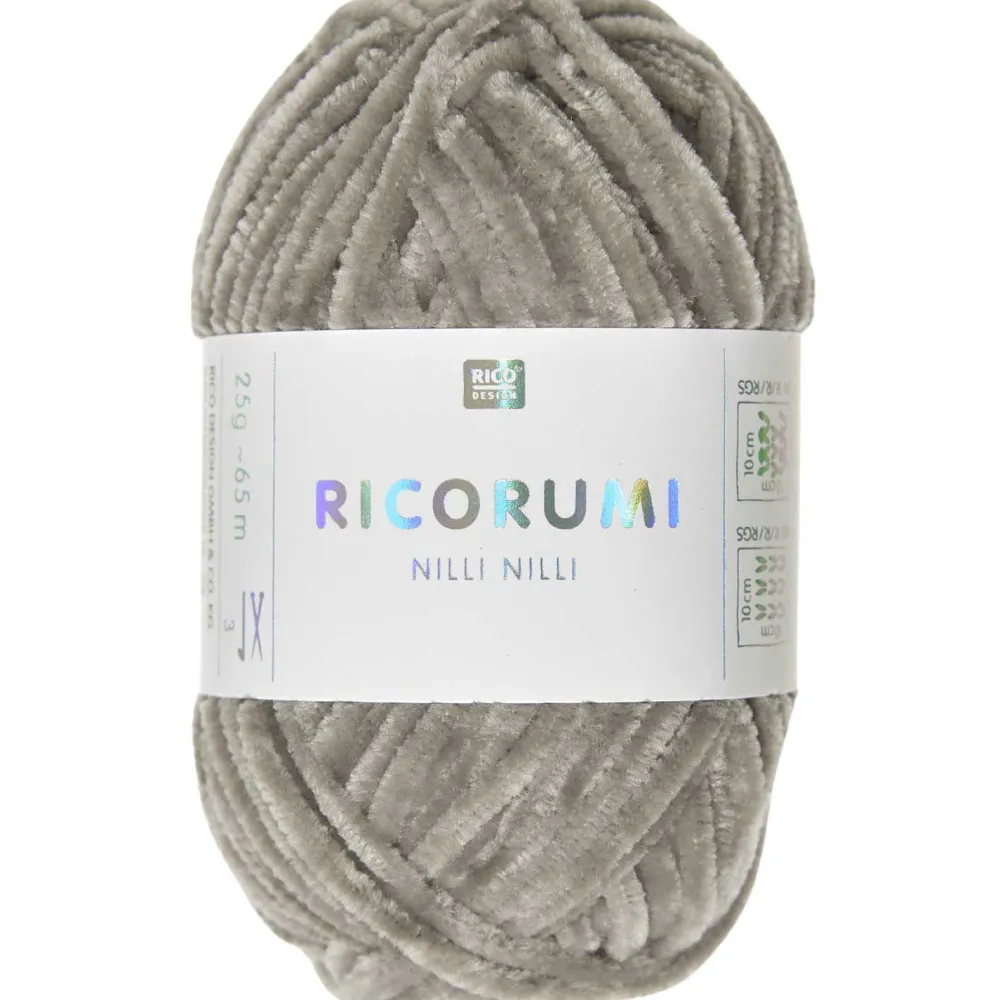 Rico Design Włóczka szenilowa Ricorumi Nilli Nilli - - Beige, 25 g