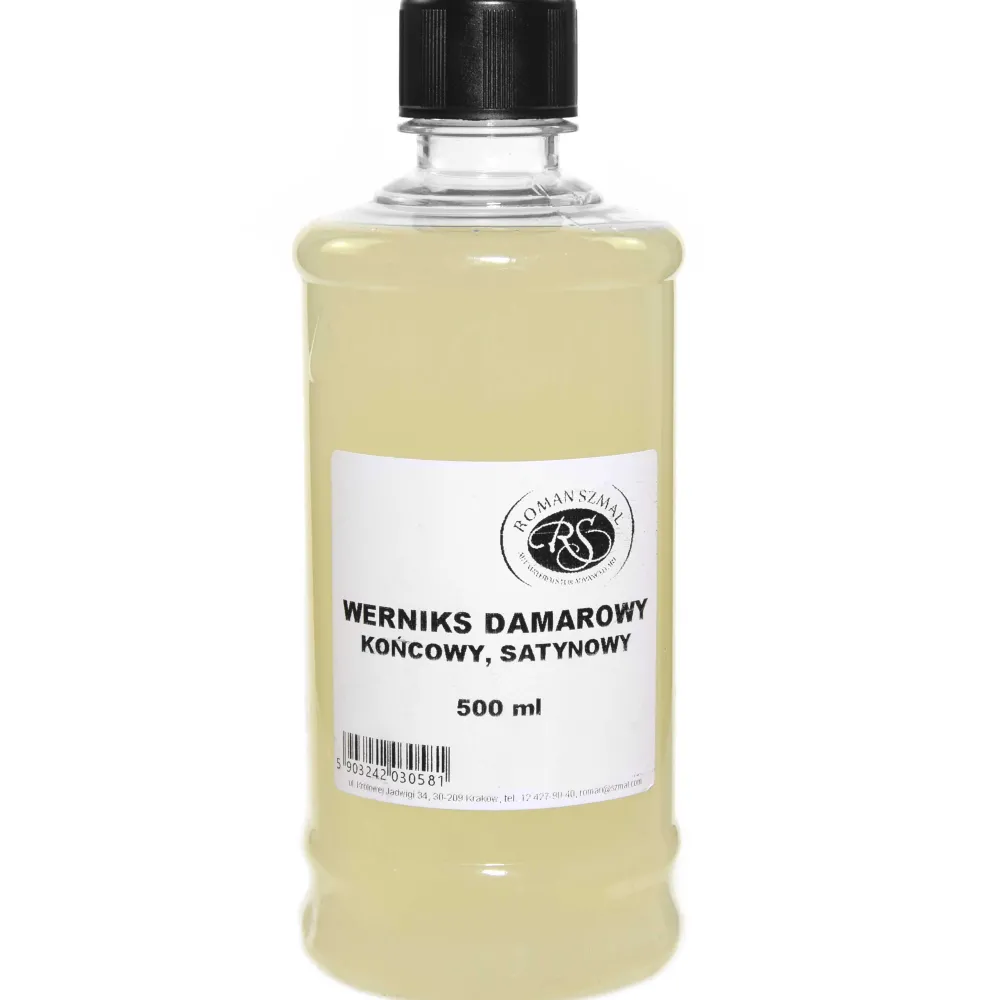 Roman Szmal Werniks damarowy do farb olejnych - - satynowy, 500 ml