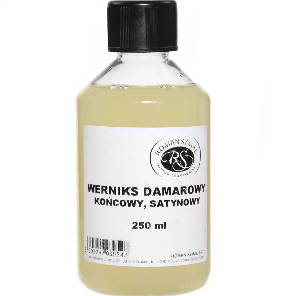 Roman Szmal Werniks damarowy do farb olejnych - - satynowy, 250 ml