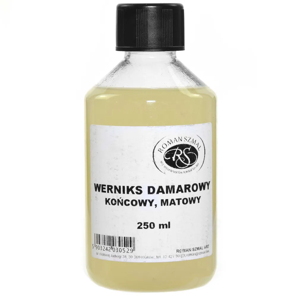 Roman Szmal Werniks damarowy do farb olejnych - - matowy, 250 ml