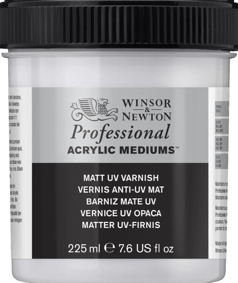 Winsor & Newton Werniks do farb akrylowych Professional - - matowy, 225 ml > Werniksy|Media Do Akryli
