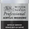 Winsor & Newton Werniks UV do farb akrylowych Professional - - satynowy, 125 ml