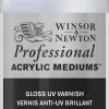 Winsor & Newton Werniks UV do farb akrylowych Professional - - połysk, 125 ml > Werniksy|Media Do Akryli