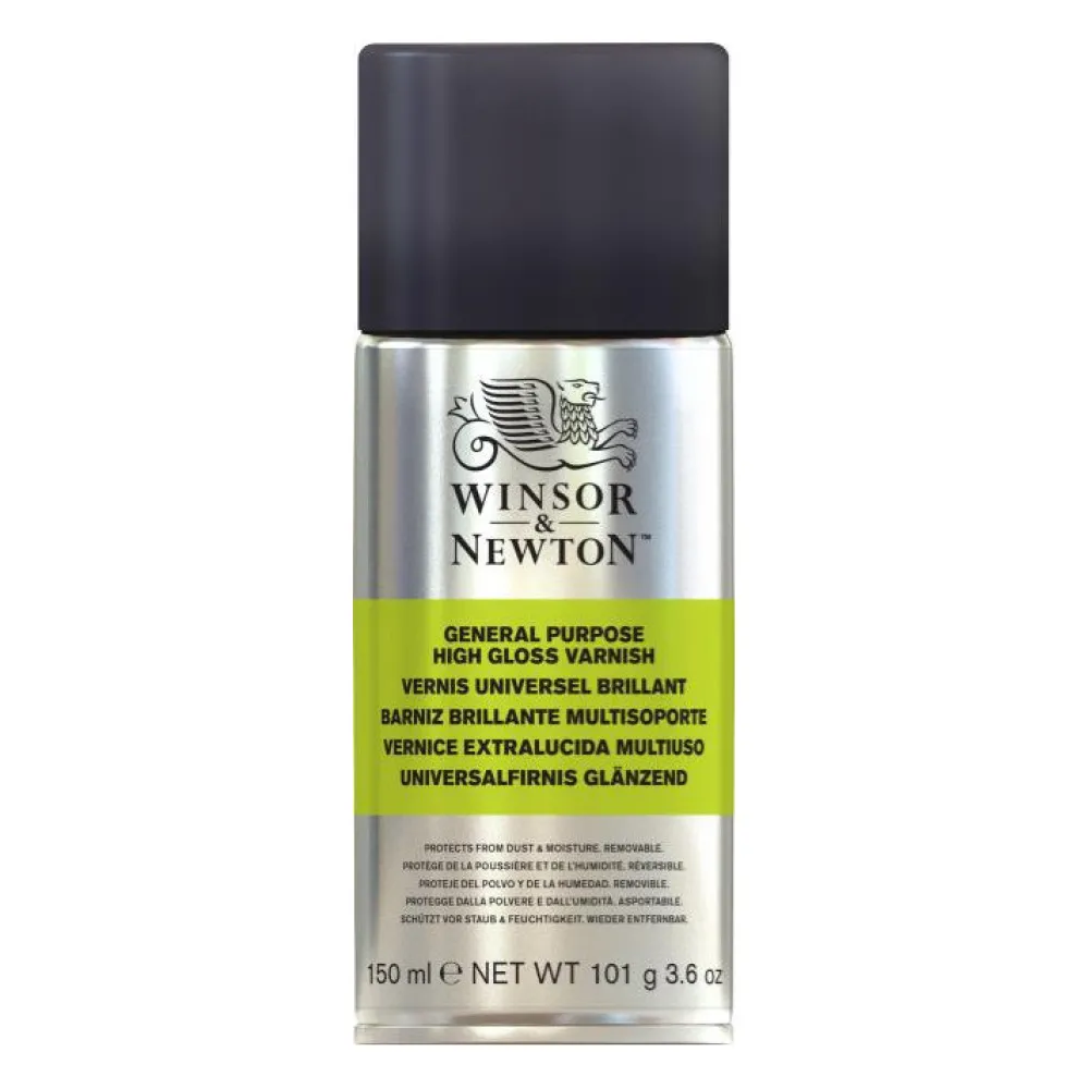 Winsor & Newton Werniks w sprayu General Purpose - - błyszczący, 150 ml