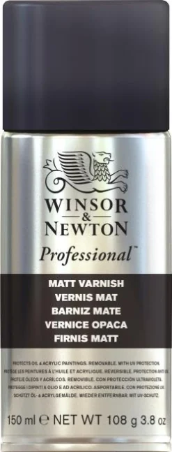 Winsor & Newton Werniks w sprayu Professional - - matowy, 150 ml