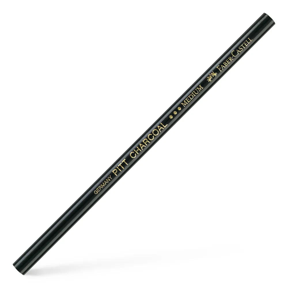 Faber-Castell Węgiel w ołówku Pitt Charcoal - - średni
