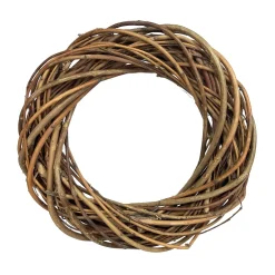 Wianek pleciony, wiklinowy, baza do stroików - naturalny, 35 cm