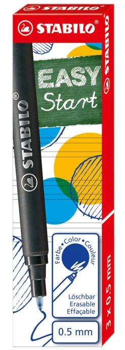 Dzieci Stabilo Wkład do pióra Easy Original M - - niebieski, 0,5 mm, 3 szt.