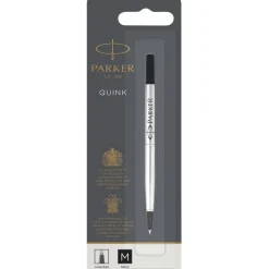 Parker Wkład do pióra kulkowego Quink - - czarny, M