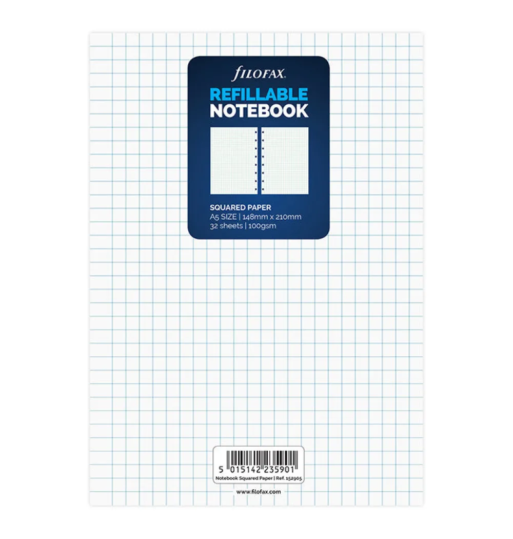 Filofax Wkład w kratkę do notesu - - 32 ark. > Notatniki W Kratkę