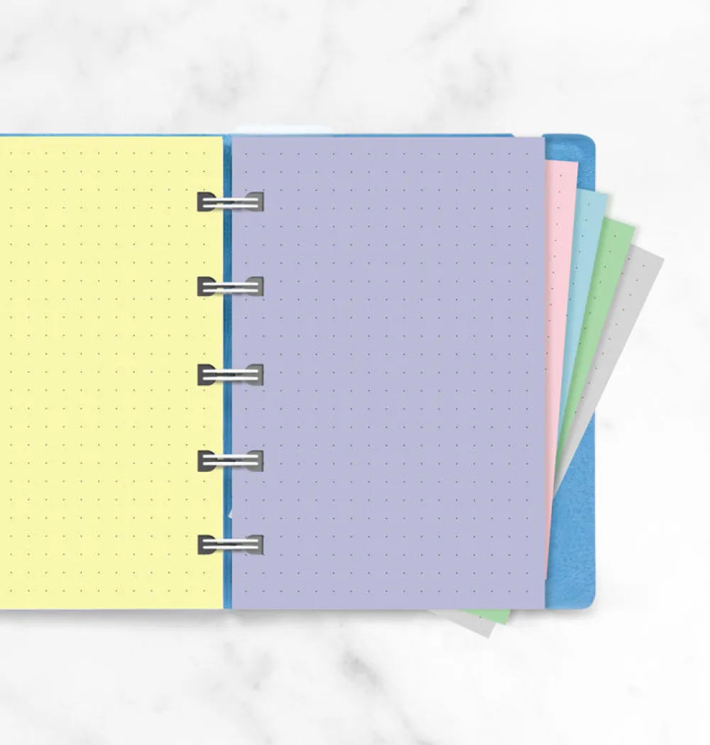 Filofax Wkład w kropki do notesu - - pastel 60 ark.