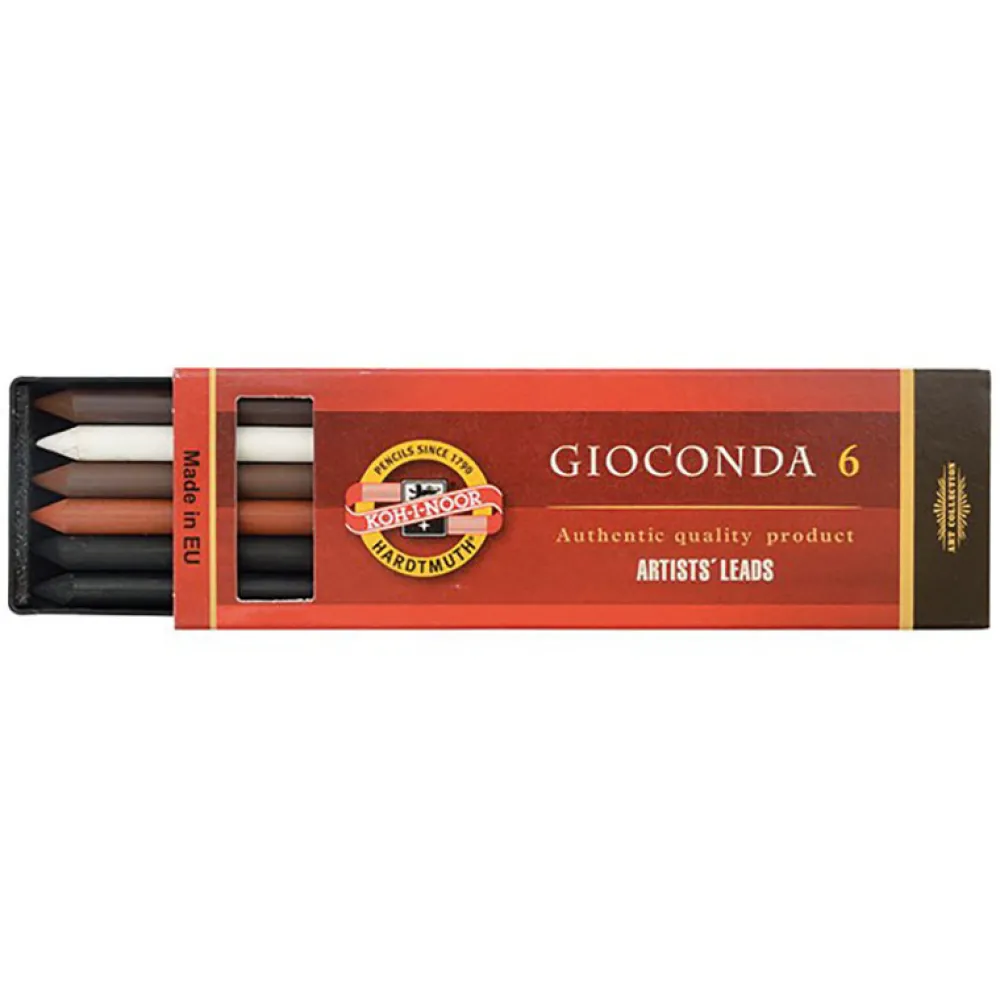 KOH-I-NOOR Wkłady Gioconda do ołówków mechanicznych - - 5,6 mm, 6 szt. > Wkłady Do Ołówków