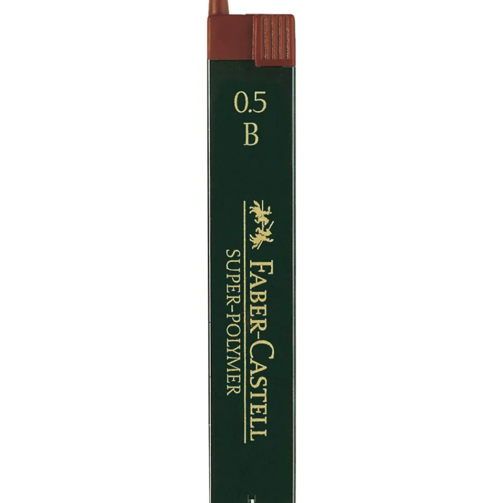 Faber-Castell Wkłady grafitowe Super Hi Polymer, 0,5 mm - - B, 12 szt. > Wkłady Do Ołówków