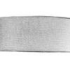 Wstążka brokatowa 38 mm - srebrna, 32 m > Brokatowe