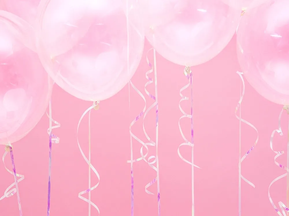 PartyDeco Wstążka plastikowa do balonów - opalizująca, 5 mm x 225 m > Wstążki Do Balonów