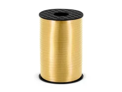 PartyDeco Wstążka plastikowa do balonów - złota, 5 mm x 225 m