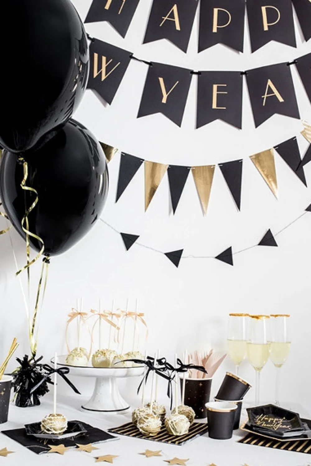 PartyDeco Wstążka plastikowa do balonów - złota metalizowana, 5 mm x 225 m > Wstążki Do Balonów
