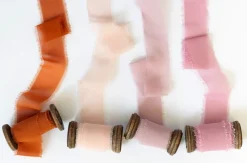 PartyDeco Wstążka szyfonowa - miedziana, 4 cm x 10 m > Szyfonowe