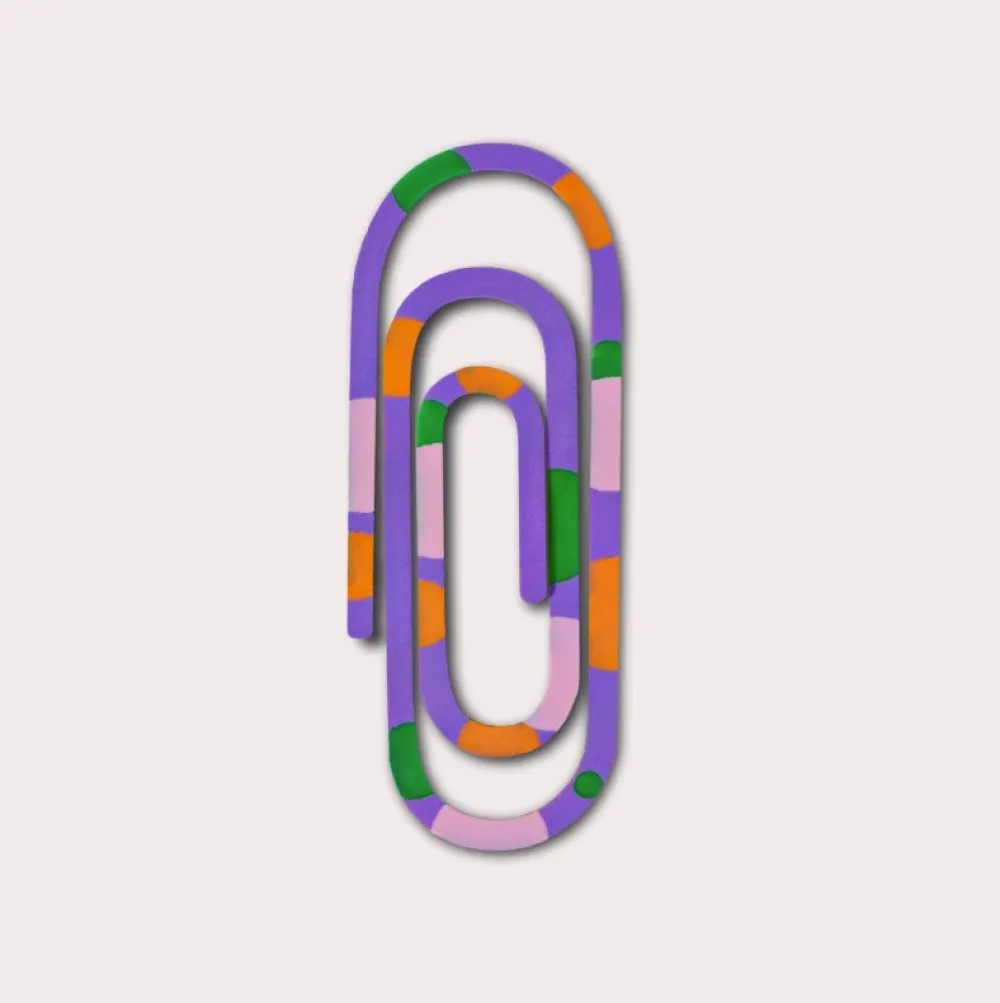 The Completist. Zakładka Paperclip 3D - - Multicolour