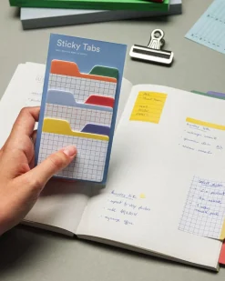 Mishmash Zakładki samoprzylepne w kratkę Sticky Tabs - - 90 szt. ><noscript><img width=