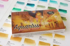 Roman Szmal Zestaw akwareli Aquarius w kostkach, Artur Przybysz - - 12 kolorów > Farby Akwarelowe