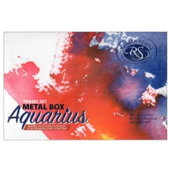 Roman Szmal Zestaw akwareli Aquarius w półkostkach, Travel Set - - 12 kolorów ><noscript><img width=