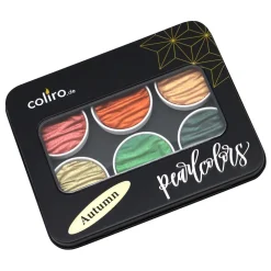 Finetec Zestaw akwareli, Autumn - Coliro Pearl Colors - 6 kolorów ><noscript><img width=