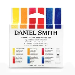 Daniel Smith Zestaw akwareli Extra Fine Essentials - - 6 kolorów x 5 ml ><noscript><img width=
