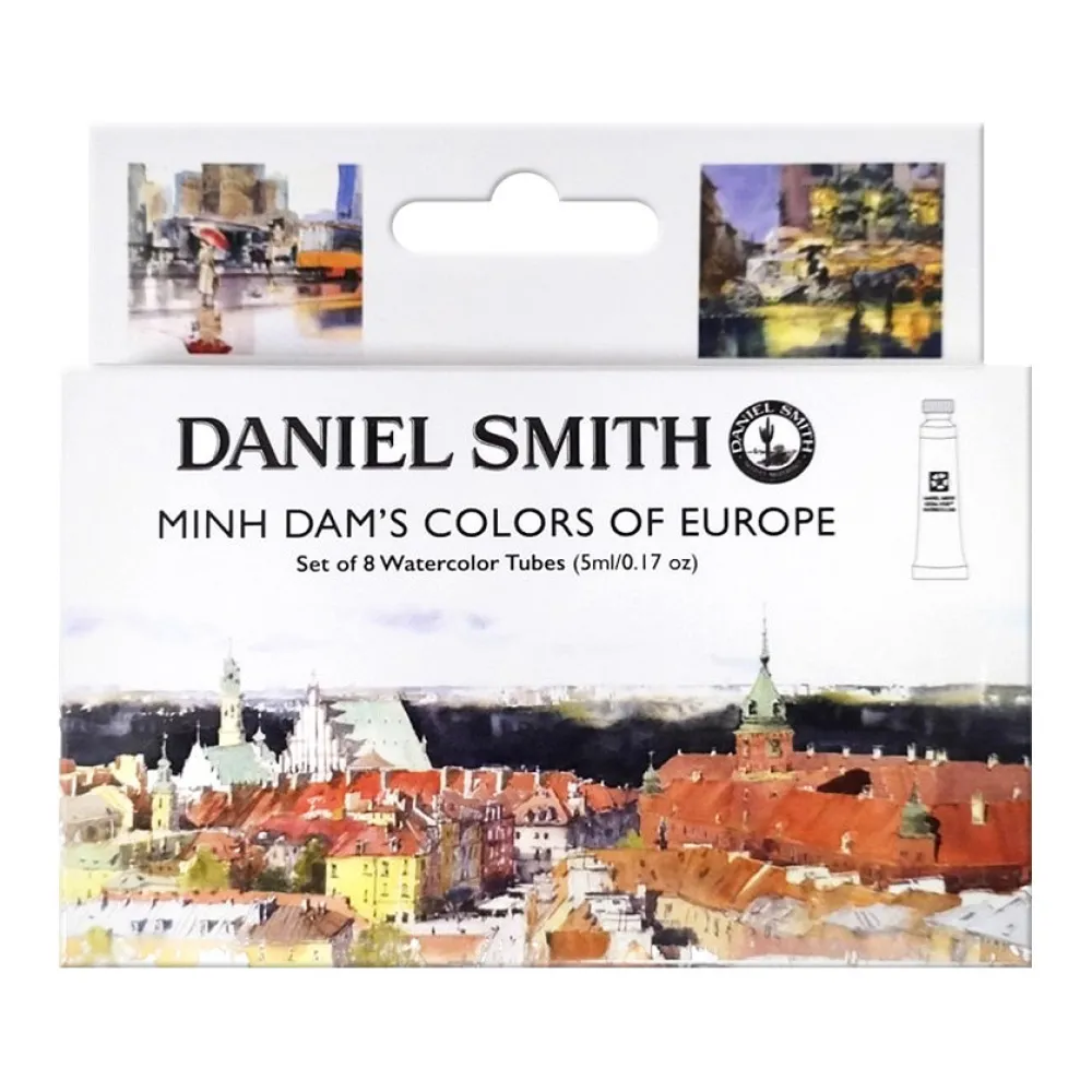 Daniel Smith Zestaw akwareli Extra Fine Minh Dam's Colors of Europe - - 8 x 5 ml