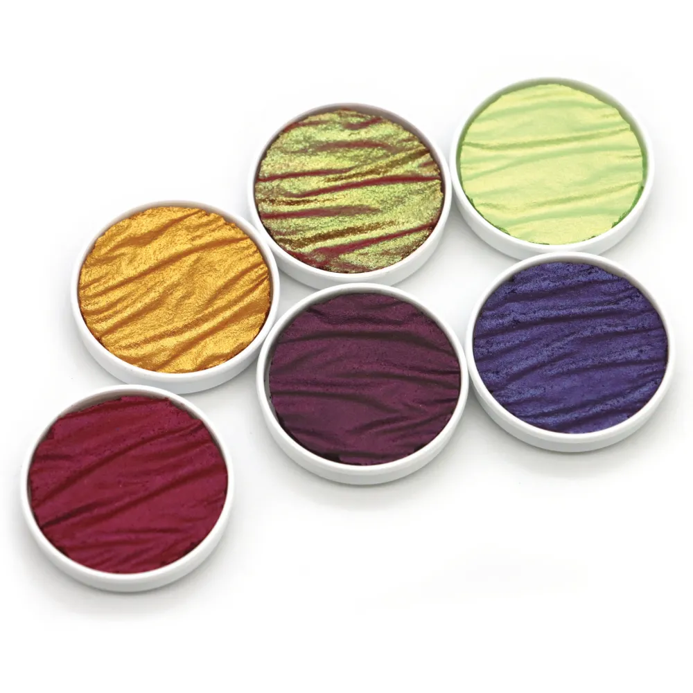 Finetec Zestaw akwareli Getaway - Coliro Pearl Colors - 6 kolorów